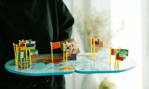 Graphic representation of internal balance and focus